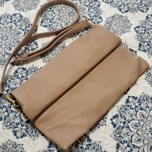 Nude crossbody Clutch